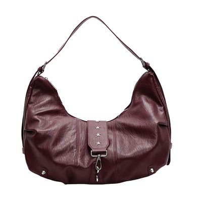 Capacious shoulder bag, retro one-shoulder bag for leisure